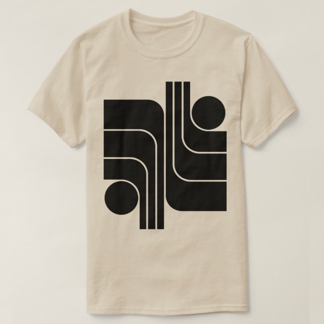 Camiseta Diseño geométrico minimalista (Diseño del anverso)
