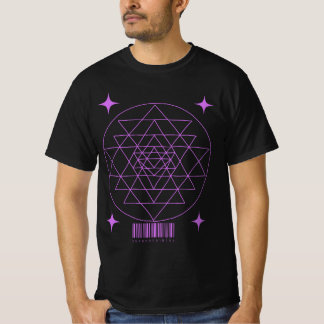Camiseta Diseño geométrico retro sagrado