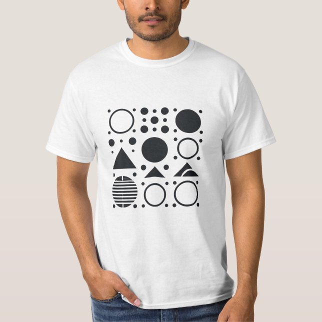 Camiseta Diseño geométrico simple (Anverso)