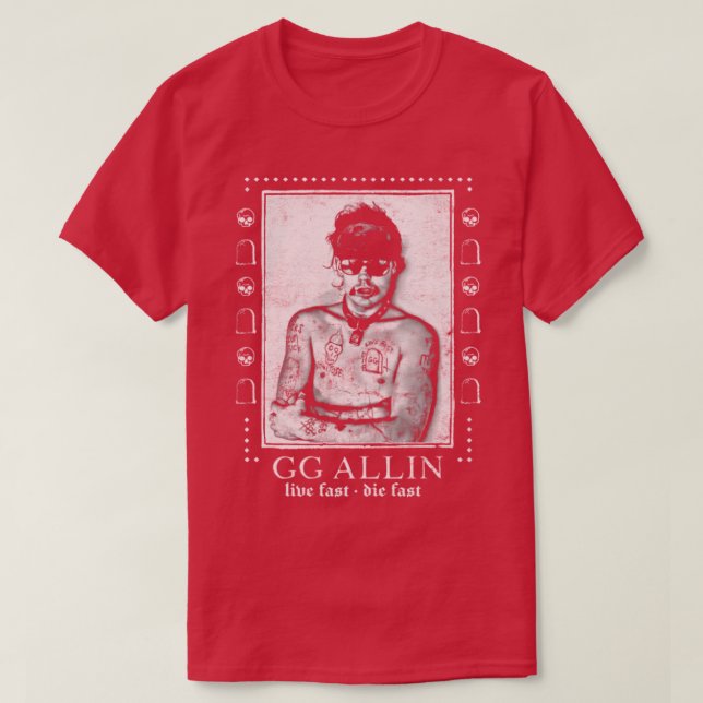 Camiseta Diseño GG Allin Punksthetic (Diseño del anverso)