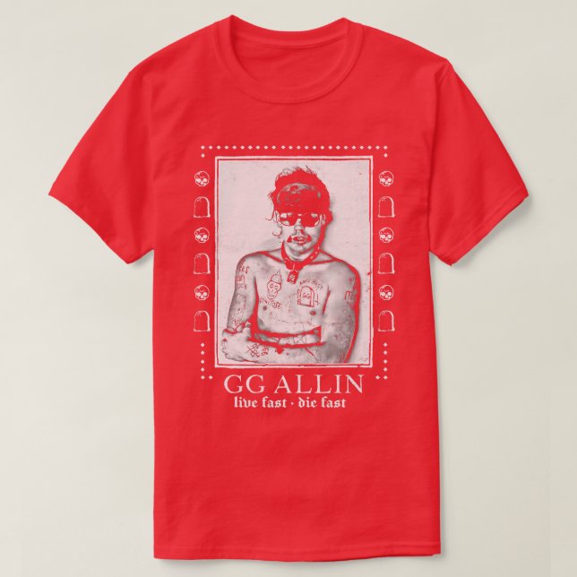 Camiseta Diseño GG Allin Punksthetic (Diseño del anverso)