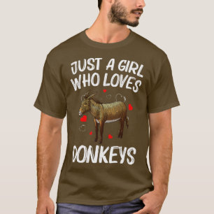 Camiseta Diseño gracioso de burro para mujeres Chicas Mule 