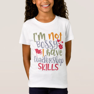 Camiseta Diseño gracioso No soy jefe Tengo habilidad para
