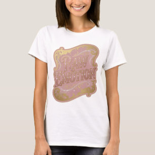 Camiseta Diseño Gráfico Clásico Oro EMOCIÓN EN BRUTO