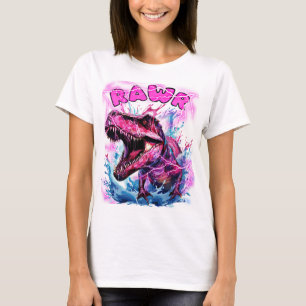 Camiseta Diseño gráfico clásico RAWR Dinosaur neonatal