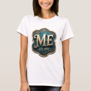 Camiseta Diseño Gráfico Classic Gold ME EST 1993