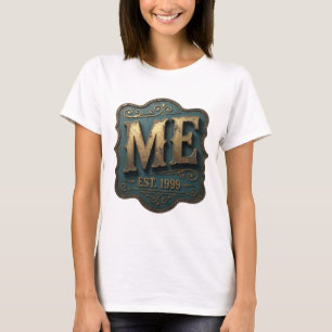 Camiseta Diseño Gráfico Classic Gold ME EST 1999