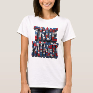 Camiseta Diseño gráfico Cool Silver TRUE PATRIOT