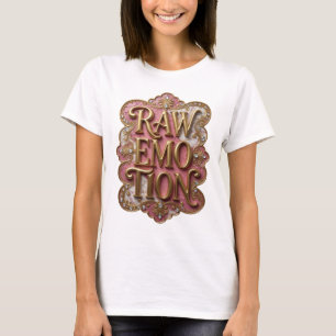 Camiseta Diseño gráfico Crisp Gold RAW EMOTION