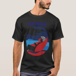 Camiseta Diseño gráfico de actitud relajada y perezosa