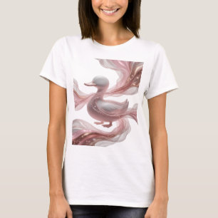 Camiseta Diseño gráfico de ARTE ABSTRACTO Clásico Plateado