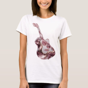 Camiseta Diseño gráfico de arte abstracto de plata crujient