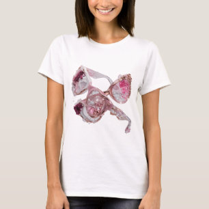 Camiseta Diseño gráfico de ARTE ABSTRACTO de plata hermoso