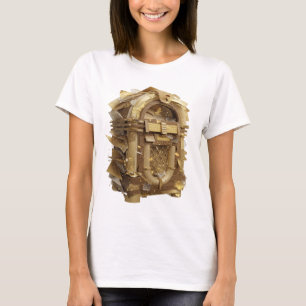 Camiseta Diseño gráfico de arte abstracto en oro clásico