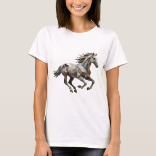 Camiseta Diseño gráfico de arte abstracto gris juguetón