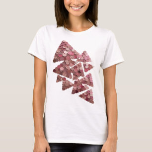 Camiseta Diseño gráfico de ARTE ABSTRACTO Rosa Chic