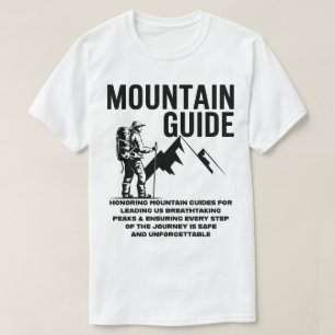 Camiseta Diseño Gráfico de Aventura de Senderismo Guía de M