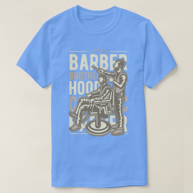 Camiseta Diseño gráfico de Barber Brotherhood (Diseño del anverso)