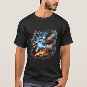 Camiseta Diseño gráfico de botella de óxido nitroso NOS exp