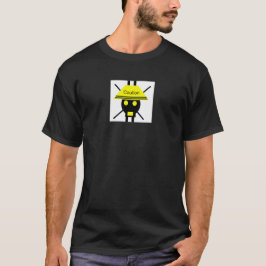 Camiseta Diseño Gráfico de Caution Tee a Skullnskin