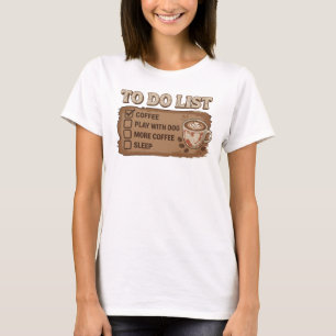 Camiseta Diseño gráfico de COFFEE JUGUETÓN NARANJA JUEGA CO