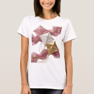 Camiseta Diseño gráfico de COMETA VOLANDO EN EL CIELO en or