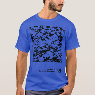 Camiseta Diseño gráfico de Concreto Schoolyard estilo Minim