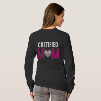 Camiseta Diseño gráfico de corazón de mamá certificada rega