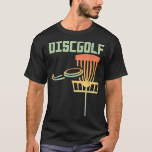 Camiseta Diseño gráfico de disco retro de golf Frolf Frisbe