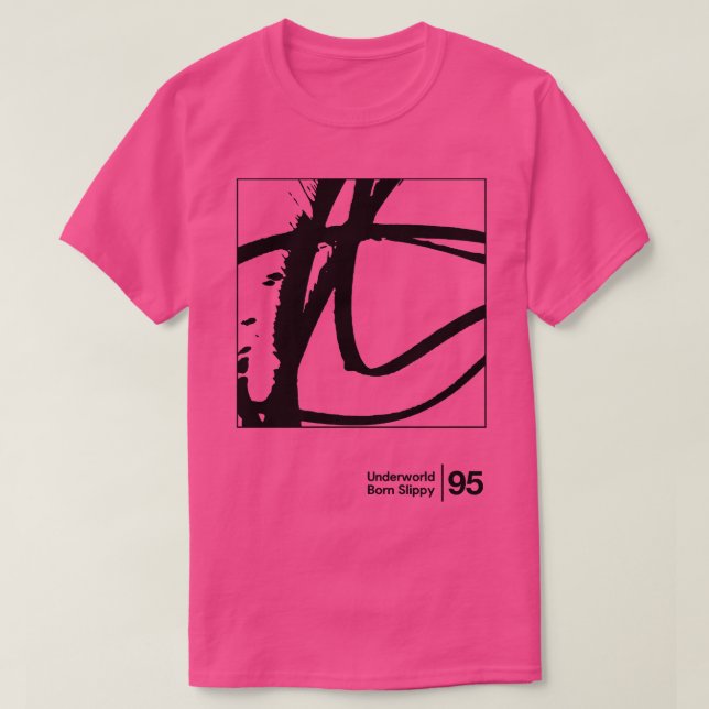 Camiseta Diseño gráfico de estilo Minimalista deslizante na (Diseño del anverso)
