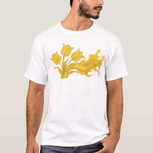 Camiseta Diseño gráfico de FLOR ABSTRACTA con estilo