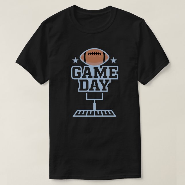 Camiseta Diseño gráfico de fútbol americano en el Día del J (Diseño del anverso)