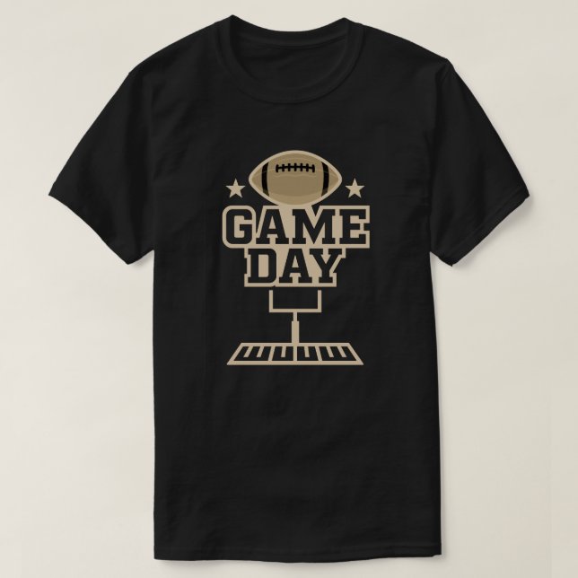 Camiseta Diseño gráfico de fútbol americano en el Día del J (Diseño del anverso)