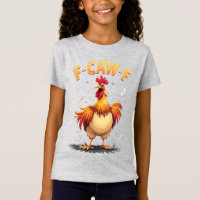 Diseño Gráfico de Gallo Pollo Divertido F-CAW-F