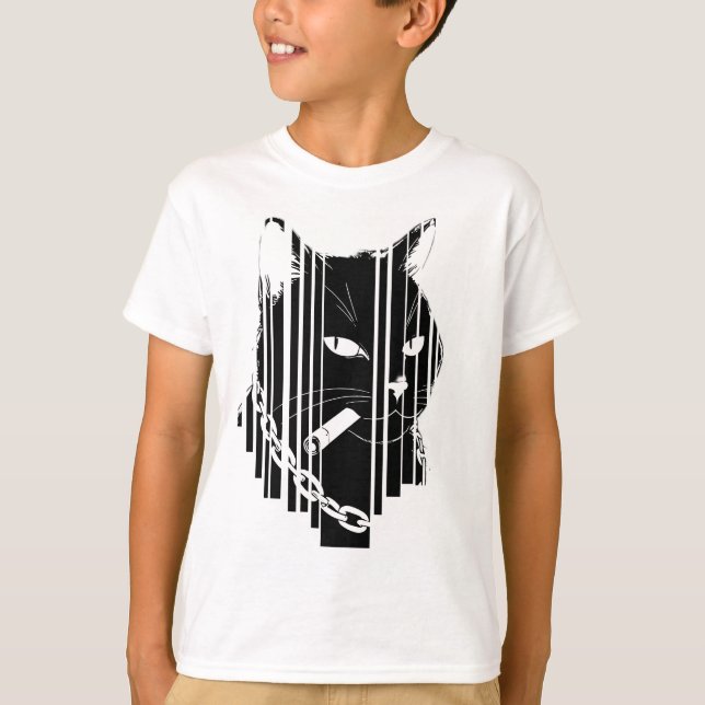 Camiseta Diseño gráfico de Guay cat Material gráfico (Anverso)