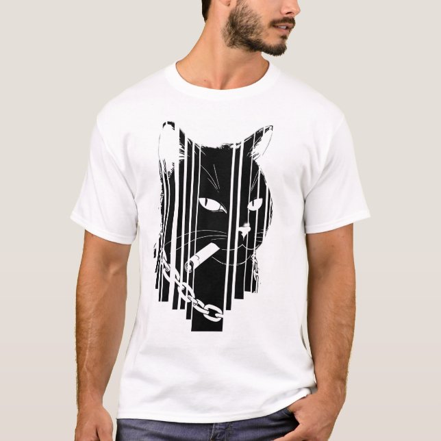 Camiseta Diseño gráfico de Guay cat Material gráfico (Anverso)