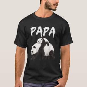 Camiseta Diseño gráfico de Guay Panda Papa Bear Dad