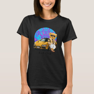 Camiseta Diseño gráfico de Ilustracion de Teddy Bear Rich C
