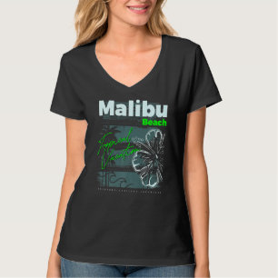 Camiseta Diseño gráfico de Malibu Beach California