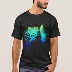 Camiseta Diseño gráfico de MTB en bicicleta de montaña