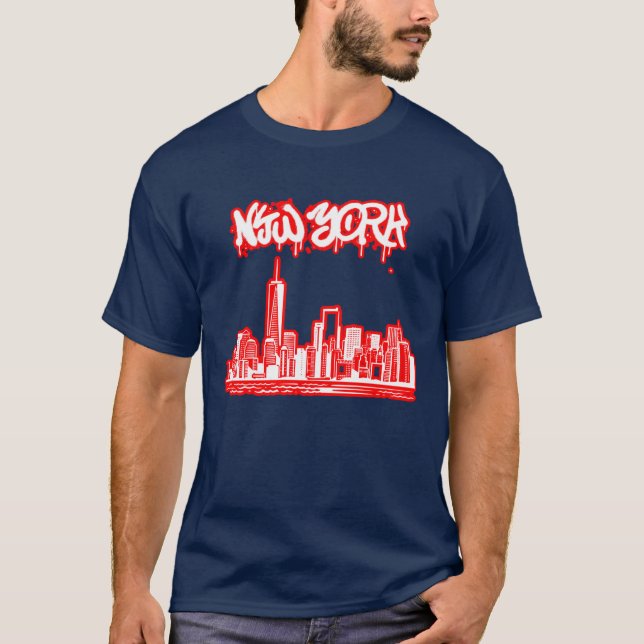 Camiseta Diseño Gráfico de NYC (Anverso)