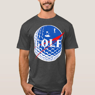 Camiseta Diseño gráfico de parodia de golf