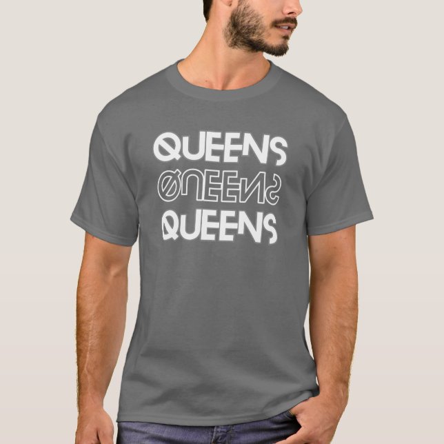 Camiseta Diseño gráfico de Queens (Anverso)