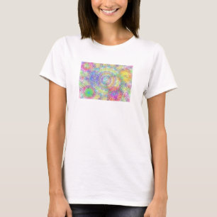 Camiseta Diseño gráfico de remolques en color brillante en