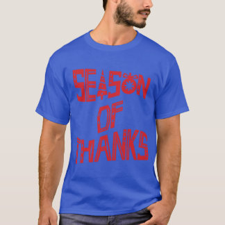 Camiseta Diseño Gráfico de Temporada de Gracias
