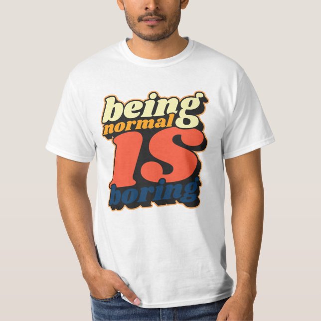 Camiseta Diseño gráfico de texto divertido (Anverso)