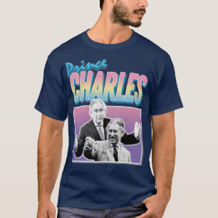 Camiseta Diseño gráfico del Príncipe Charles Laughing Estil