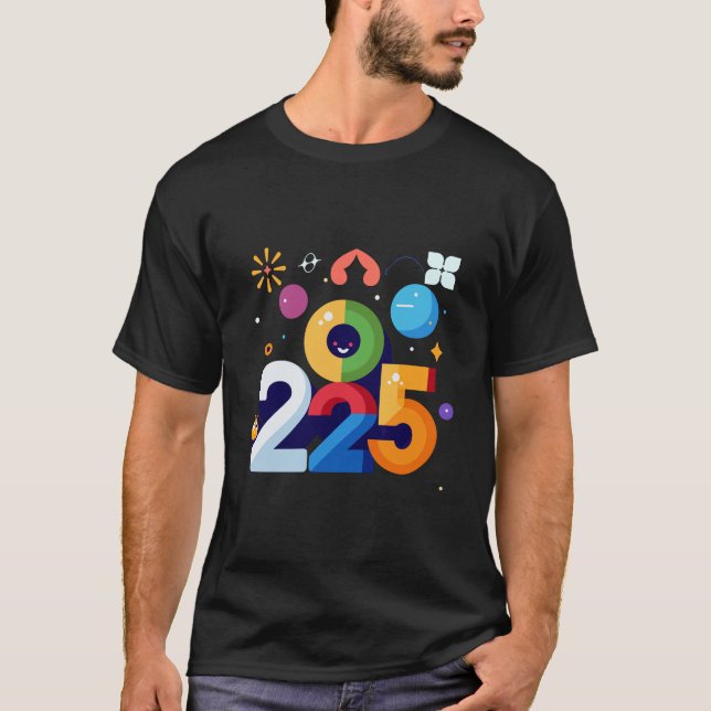 Camiseta Diseño gráfico divertido e ingenioso 2025 (Anverso)