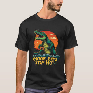 Camiseta Diseño Gráfico Gator Boys Stay Hot