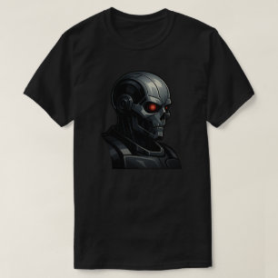 Camiseta Diseño gráfico genial de cráneo de Terminator con